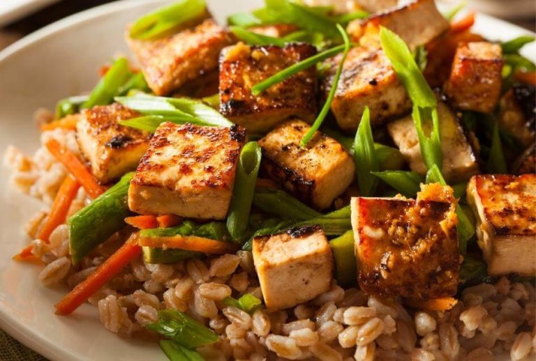 Tofu rebozado